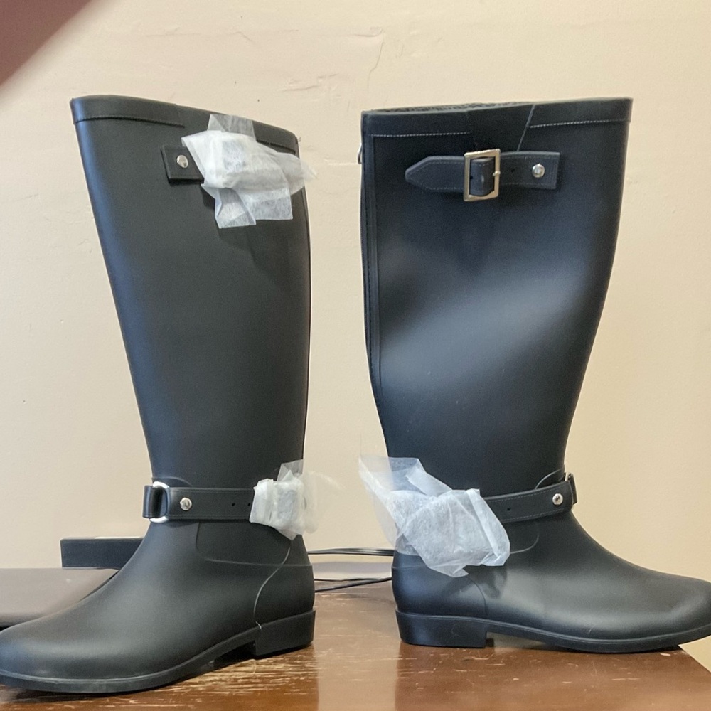 Elegant Black Women's Winter & Rain Boots